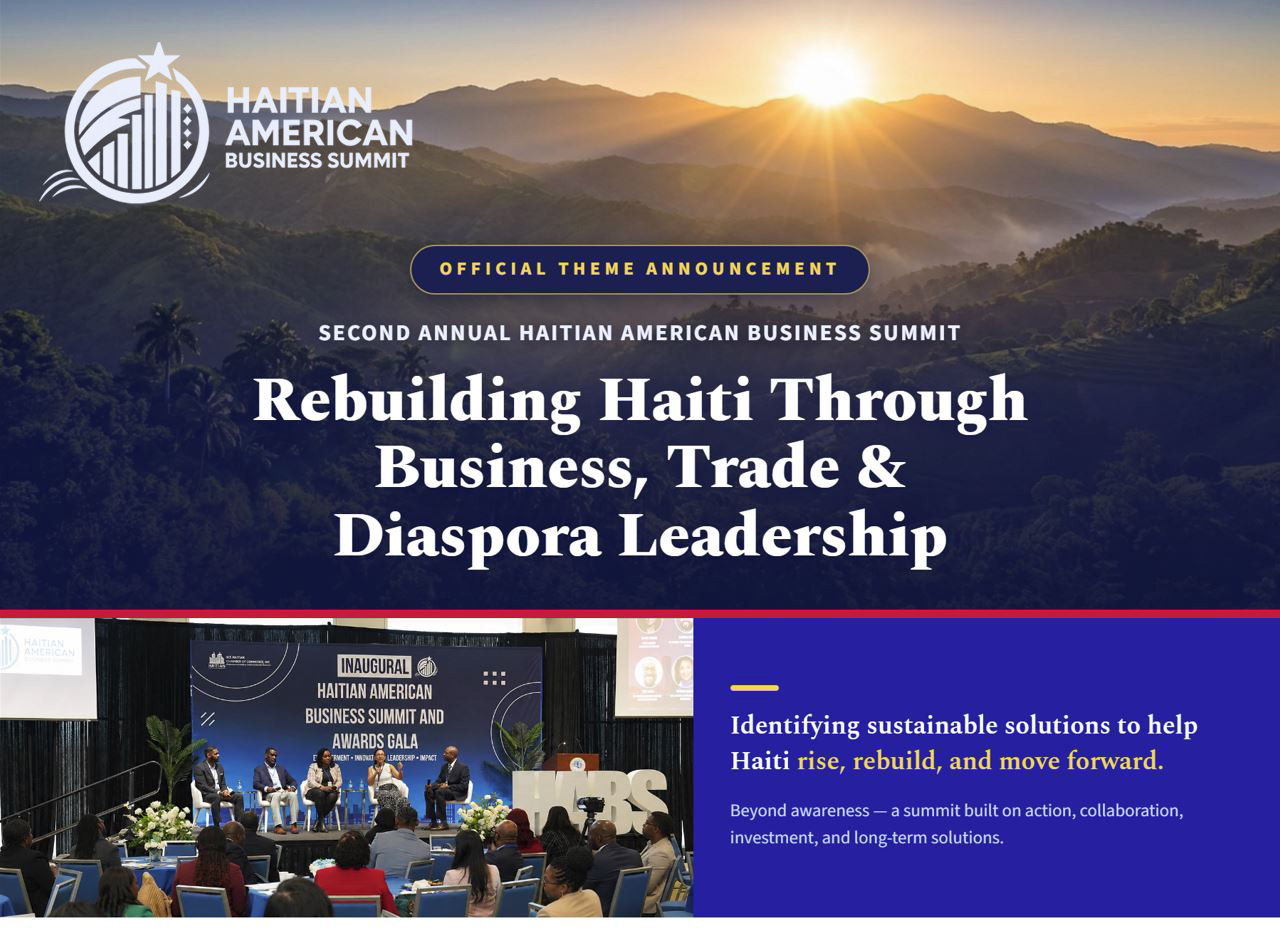 Theme Announcement: Second Annual Haitian American Business Summit